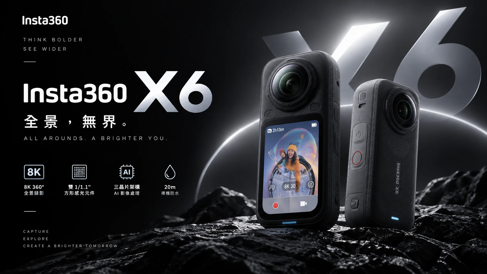 Insta360 X6 全景運動相機