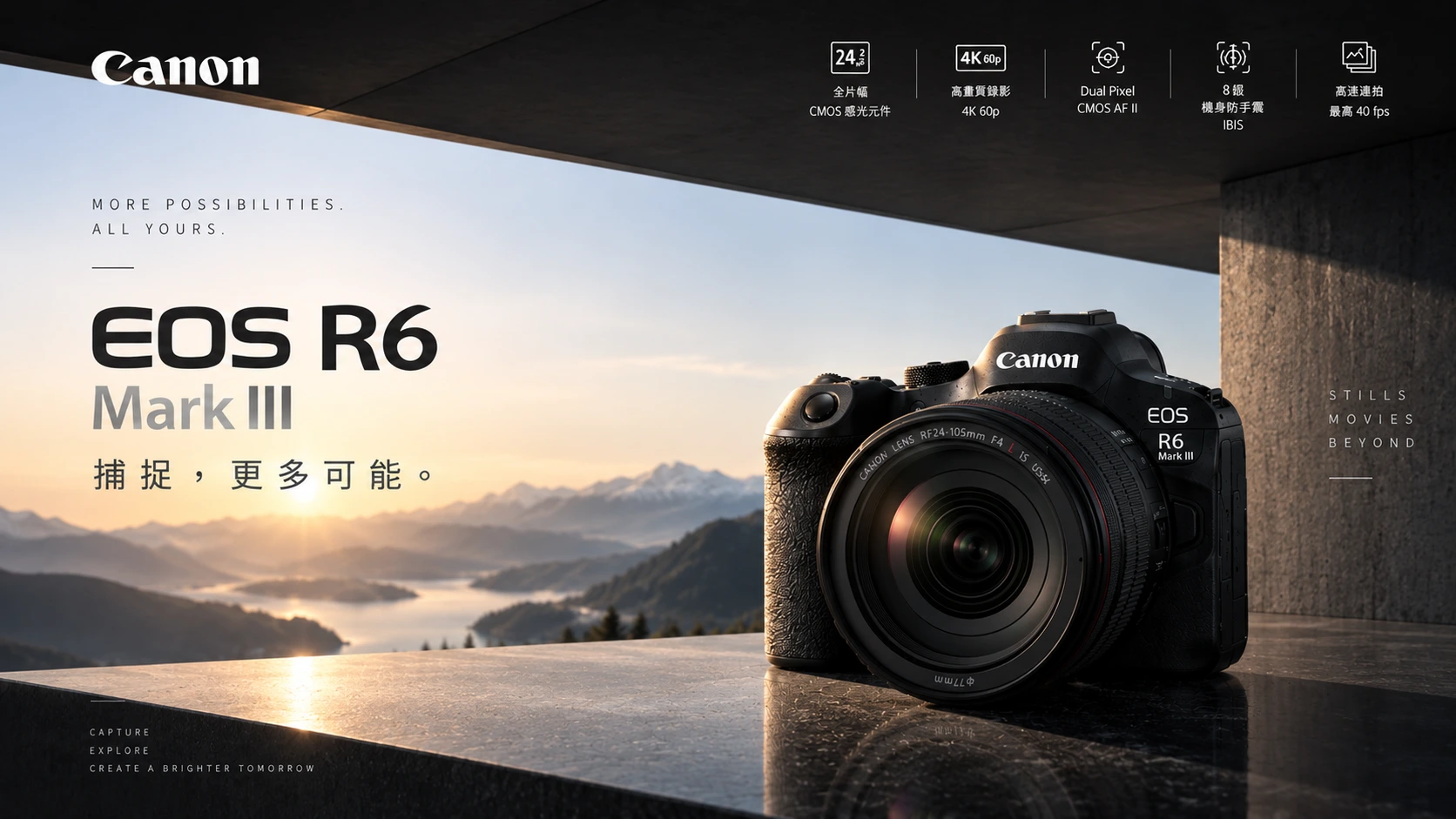 Canon EOS R6 Mark III 全片幅相機